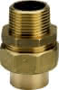 Viega Rohrverschraubung 94343G konischdichtend in 28mm x R1 Rotguss