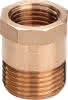 Viega Reduziernippel 3244 ohne Innenkonus in G3/4 x Rp1/2 Rotguss