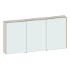 Spiegelschrank AP m. umlauf. Licht, R:ws design4YOU2.0,f. Becken Mi B:1428xH:728
