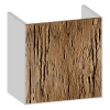WT-Untersch. 500mm m. 1 Tür, Anschl. Li design4YOU2.0, H:504, R:ws, F:Old-Nature