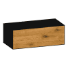 WTU inkl. WT-Platte B:1006mm m. 1 Auszug design4YOU2.0, H:358, R:sw, F:Eiche-Wild