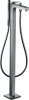 HG Wannenmischer Axor Citterio Fertigset Bodenmont.m.Hebelgr.Rautenschliff chrom