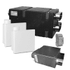 AIRCLEAN-System Set 1 Vmax: 2 x 60 m3/h