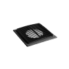 Abdeckgitter mit Bodenplatte 200x200x24 mm,Farbe: anthrazit