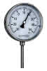AFRISO Bimetall-Edelstahlthermometer BiTh100E 0/120C 150mm glatt rad D302