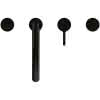 IS 4-Loch Wannenrandarm. JOY, m.Auslauf, Stab-HB u.Umsteller, Magnetic Grey