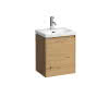 LF WTU LANI 339x437x515 1Tür Scharn. re. integ.Griffleiste f.WT H815081 Wildeiche