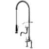KWC Hebelmischer GASTRO Schwenkauslauf AD153 A200 B270,Anschl,130mm, chromeline
