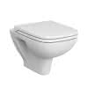 sanibel 3001-Wand-Tiefspülklosett A23 spülrandlos S-Flush eckige Form weiß