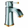 GROHE EH-Waschtischbatterie Grandera 24369 M-Size Zugst.-Ablaufg. chrom/gold