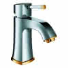 GROHE EH-Waschtischbatterie Grandera 24370 M-Size glatter Körper chrom/gold