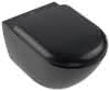 VB Tiefspül-WCs Antao 4674T0 370x560mm R und Pure Black CeramicPlus