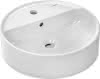 HG Aufsatzwaschtisch Xuniva S 450x450mm m.Hahnloch u.Überlauf SMC weiß