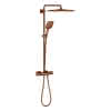 GROHE Duschsystem Rainshower SmartActive 310 Cube 26837 mit THM warm sunset
