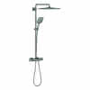 GROHE Duschsystem Rainshower SmartActive 310 Cube 26837 mit THM supersteel