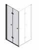 sanibel 3001-Eckfaltdusche EFTS L 900x2000mm Schenkel links SPO/ESG