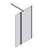 sanibel 3001-Trennwand Walkin WWPA R m. Pendelelement 1400x2000mm SPO/ESG