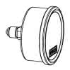 GB Rohrfeder-Manometer G 1/4" NG 63, 0 - 16 bar