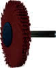 Radialbürstenscheibe Sunburst D.51mm K.220 Rot
