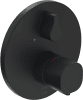 SCALIDO-Brausethermostat D2 Unterputz- Fertigmontageset 1 Verbr Rosette rund sw