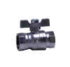 comfort-Kugelhahn Universal bleifrei Gas und Trinkw. DN15(1/2") Flügelgriff Ms/vc