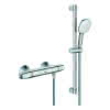 GROHE THM-Wannenbatterie Grohtherm 1000 34820_5 mit Brausegarnitur 600mm chrom