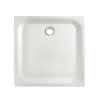 SCALIDO-Stahl-Duschwanne superflach mit Antirutsch_Sense 1000x1000x25mm weiß