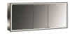 LED-SPS, ALU, UP, 3-türig, 1600mm design4YOU 2.0, uml. Bel.,RWweiß,Lichtp.