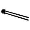 GROHE Handtuchhalter Essentials 102467 2-armig schwenkbar 450mm matt black