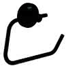GROHE WC-Papierhalter Essentials 102472 ohne Deckel Metall matt black