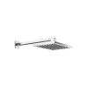 DO Regenbrause mit Wandanbindung LULU 28784710 300 x 240 mm Platin gebürstet