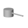 DO Gr. ET 90206602200 D 45 x 33 x115 mm Platin gebürstet