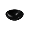 KA WB AVELLINO Mod.3203,d:300.00mm, schwarz,Perl-Effekt,ohne Überlauf