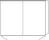 SA Alu-Spiegelschrank ARND Reflection (AU374) 760x1000x166 Aluminium-farbig