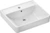 HG Aufsatzwaschtisch geschli.Xanuia Q 550x480mm m.Hahnloch/Überlauf weiß