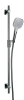 SCALIDO-Brauseset A24 eckig m Handbr. softedge 3S Wandstange 950mm/Schlauch vc