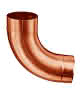 Kupfer Rohrbogen 85G DM100