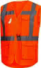 Warnweste 7118 Gr.L neonorange EN ISO