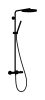 HG Showerpipe Pulsify S Puro 260 1jet Brausethermostat Aufputz mattschwarz