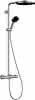 HG Showerpipe Pulsify S Puro 260 1jet EcoSmart Brausethm. Aufputz HB 3jet chr