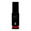SHOCKWAVE Schlagnuss 1/4" lang 8 x 50 mm 