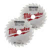 HM Sägeblatt Set 190/30 mm je 1 Stück Z24 WZ/Z 48 WZ