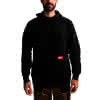 Kapuzen-Pullover schwarz WHMWBL-S 
