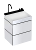 HG Waschtischunterschrank Xilesa E 580x470mm 2 Schubkästen f.Waschtisch MW