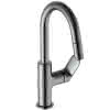 IS WT-Armatur H200 CeralifeO Ausld.150mm m.heraus.Brause PushOpenVentil Chrom