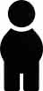 Symbol Mann 801.91B010 PA Farb-Nr.90 B.71,5mm