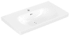 VB Doppelwaschtische Skyla 5A5180 800x46 0x160mm Rechteck Weiß Alpin CeramicPlus