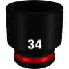 SHOCKWAVE Schlagnuss 1/2" kurz 34x47 mm 