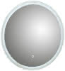 AQ400 Funktionsspiegel Aluminium Matt m. umlauf. LED-Effektlicht 700x700x35mm