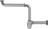 AS Raumschaffer-FlaschenSiphon MS vc. 32 x 300 mm / 32 x 65 x 250 mm